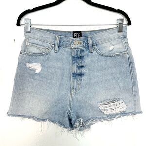 BDG Girlfriend High Rise Jean Shorts Size 28 Urban Outfitters Light Wash